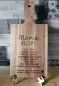 Preview: Schneidebrett aus Akazienholz mit Lasergravur - „Mama Rezept“ – Geschenk | Muttertag