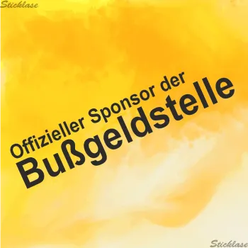 Offizieller Sponsor der Bußgeldstelle