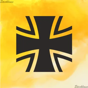 2x Iron Cross Aufkleber