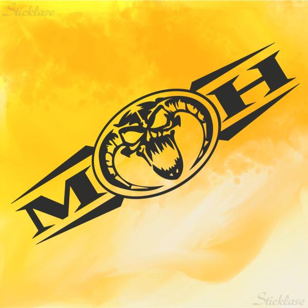 Masters of Hardcore Logo Aufkleber